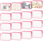 16-Piece Makeup Bags, Waterproof Toiletry Bag Carry Pouch Portable Cosmetic Bag by YedsIntu