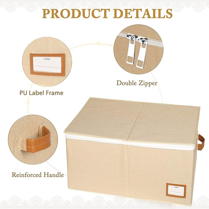 Wedding Dress Storage Box, Wedding Dress Preservation Box - Image 3
