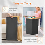 Lifewit 170L Triple Laundry Hamper - Image 5