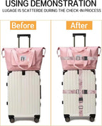 Luggage Straps for Suitcases, Adjustable Travel Belt, Durable Wide Luggage Strap - Image 3