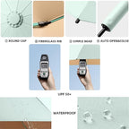 Folding Umbrella Anti-UV Compact Durable Folding Umbrella Auto Open Close - Image 6