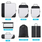 Compression Packing Cubes, Gonex Extensible Storage Mesh Bags Organizers - Image 5