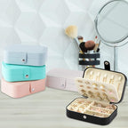 Travel Jewelry Box, PU leather Small Jewelry Organizer - Image 5