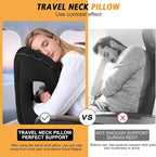 Inflatable Travel Pillow, Support Head, Used - Image 2
