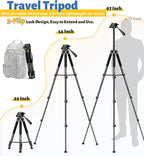 JOILCAN Tripod for Camera, Phone Tripods for Video Recording Photo Vlog - Image 4