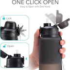 TakeToday Collapsible Water Bottles 32oz, Foldable Travel Water Bottle - Image 5