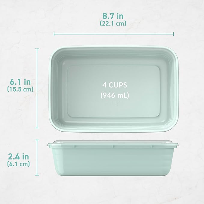 Bentgo 20-Piece Lightweight, Reusable BPA-Free 1-Compartment Containers - Image 7