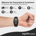 EmeTerm Explore FDA-Cleared Galaxy Black and Navy Blue Anti-Nausea Wristband - Image 3