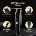 Hair Trimmer for Men, Cordless T-Blade Beard Trimmer, Professional Rechargeable Hair Clippers for Hair Cutting & Grooming