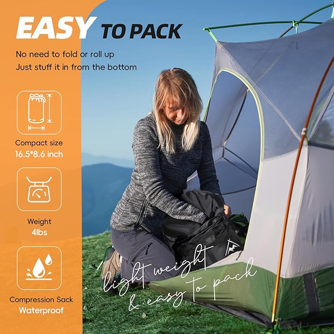 MEREZA Flannel Sleeping Bag for Adults XL, Large Wide Sleeping Bags for Camping - Image 7