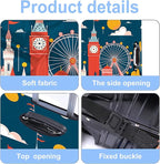 Luggage Cover Washable Suitcase Protector Anti-Scratch, Stretchable Fit - Image 4