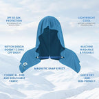 3 Pack Cooling Hoodie Towels for Neck and Face, UPF 50 Sun Protection & Instant - Image 2