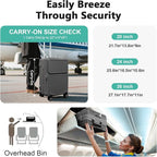 Hard Shell Luggage 20 Inch Travel Suitcase, ABS Aluminum Frame, Lightweight - Image 6