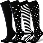 LEVSOX Compression Socks for Pregnant Women 20-30 mmHg Knee High Cute Funny by Levsox