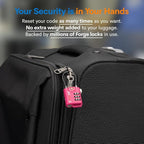 TSA Approved Cable Luggage Locks, Re-settable Combination - Image 6