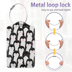 2Pcs Luggage Tag for Suitcase Penguin Animals Cute Luggage Tag - Image 4