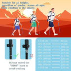 Trekking Poles - Lightweight, Collapsible, Adjustable Hiking Poles - Image 5