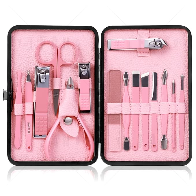 Women' Manicure Set Pedicure Kit Nail Clippers Set Fingernail Clipper Set - Image 7