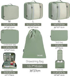 BAGAIL 8 Set Packing Cubes Luggage Packing Organizers - Image 2