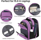 Backpack for Girls Women, School Backpack for Teen Boys, Lightweight Casual - Image 2