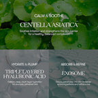 VT COSMETICS Cica-Exosome Moisture Mask 20 Sheets, Centella Asiatica & Hyaluronic Acid with Exosomes for Deep Hydration & Calming, Biodegradable Vegan Sheets, Korean Face Mask