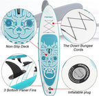 FBSPORT 11' Premium Stand Up Paddle Board, Yoga Board - Image 3