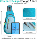 TITECOUGO Small Sling Bag, Lightweight Crossbody Backpack - Image 4