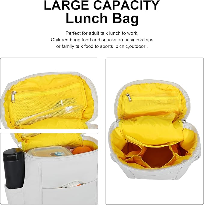 NOL Natural Organic Lifestyle Insulated Lunch Bags - Image 4