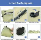 BAGAIL TPU Vacuum Bag for Travel, Reusable Compression Bag - Image 5
