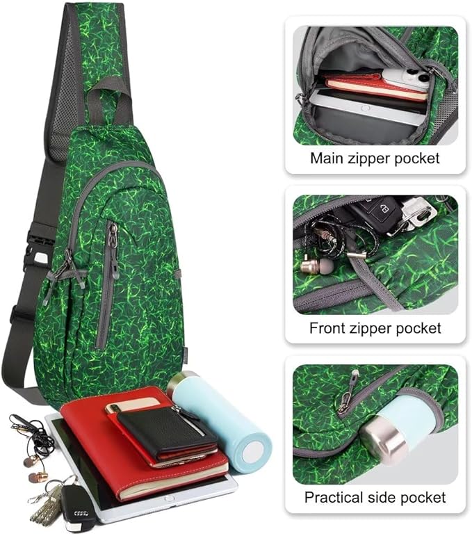 TITECOUGO Small Sling Bag, Lightweight Crossbody Backpack - Image 2