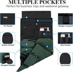 Garment Bag for Travel With Toiletry Bag Convertible Carry On Weekender Bag - Image 2