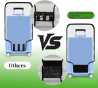 Luggage Cover Clear PVC Suitcase Cover Thick Transparent Waterproof Suitcase - Image 8