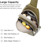 Telena Small Sling Bag for Women Leather Crossbody Fanny Packs Chest Bag for - Image 2