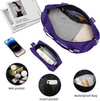 LARVENDER Luggage Sets 5 Piece Hardside Expandable Suitcase - Image 6