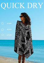 2 Pack Microfiber Lightweight Thin Beach Towel Sand Free Quick Dry Super - Image 6