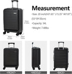 TydeCkare 20 Inch Carry On Luggage - Image 4