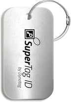 Dynotag® Sentry Series Solid Metal Web Enabled Smart Luggage Tag ID + Steel Loop - Image 3