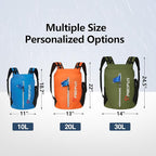 Piscifun Dry Bag Waterproof, Lightweight Dry Backpack Roll-Top Sealed - Image 2