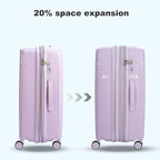 Nazhura Luggage Set, 3-Piece Hardside Suitcase Set, 20-inch Carry On, 28-inch - Image 3