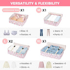 BAGAIL 8 Set Packing Cubes Luggage Packing Organizer Bags - Image 3