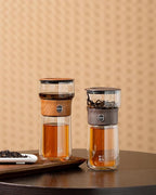 ZENS Modern Glass Infuser Teapot, One Touch Tea Maker - Image 9