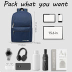 OMOUBOI Casual Daypacks Superbreak Backpack 14 inch Laptop Backpack - Image 7