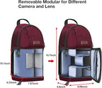 MOSISO Camera Sling Bag, DSLR/SLR/Mirrorless Camera Backpack Case Shockproof - Image 5
