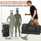 Fanwoli 30'' Rolling Duffel Bag - Image 6