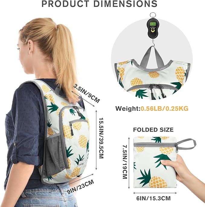 G4Free 10L/15L Hiking Backpack Lightweight Packable Hiking Daypack Small Travel - Image 2