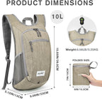 G4Free 10L/15L Hiking Backpack Lightweight Packable Hiking Daypack Small Travel - Image 3