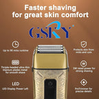 GSKY Professional Hair Clippers, Beard Trimmer for Men Electric Razor, Clippers and Trimmers Set Shavers for Men, Barber Clippers Hair Cutting Kit