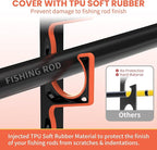 Fishing Rod Holder for Garage, H5 Wall or Ceiling Mounted Fishing Pole Holders - Image 2