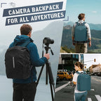 RAINSMORE Camera Backpack Hard Shell - Image 5