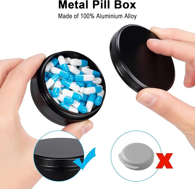 Portable Metal Pill Box - Image 5